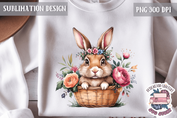 Cute Bunny and Lamb Graphics: Spring Illustrations