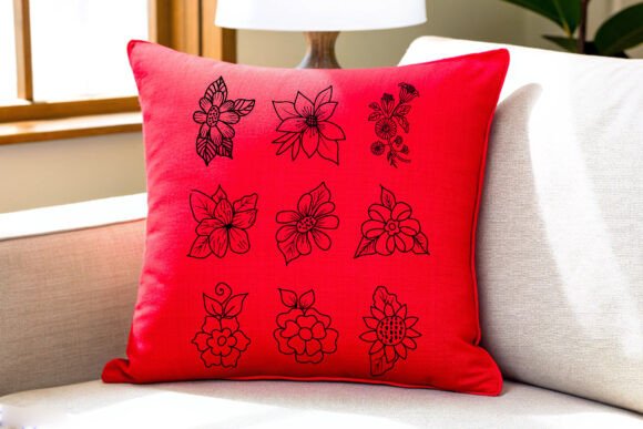 Retro-style Flowers: Graphics & Illustrations Review