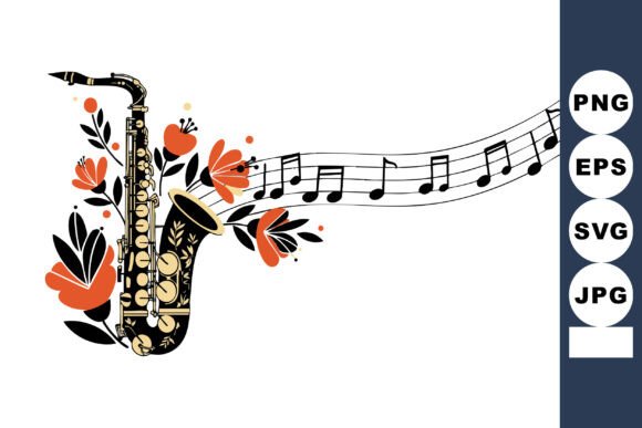 Saxophone with Orange Flowers and Musica: A Designer's Review