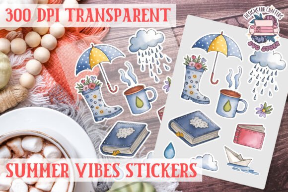 Summer Vibes Flowers: Fresh Graphics & Illustrations