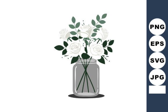 White Roses in a Jar: A Designer's Review